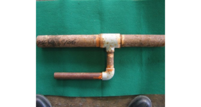 Corroded metal pipes_outside