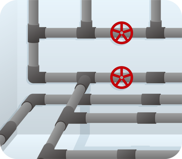 CPVC piping for industrial usage